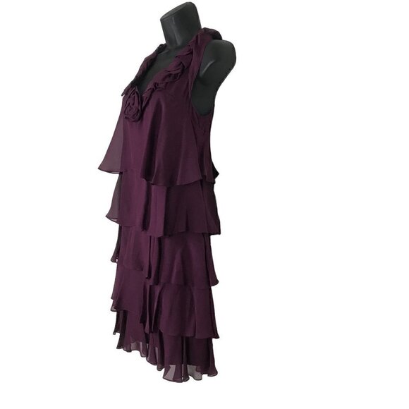 Rebecca Taylor Beautiful 100% Silk Vintage Dress Size 0 - Picture 3 of 6